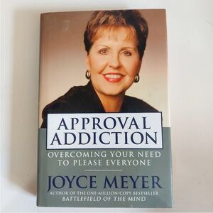 Like New Condition “Approval Addiction” by Joyce Meyer Hardcover Self Help Book